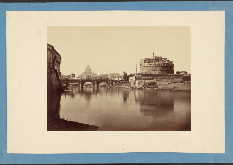 [St. Peter's Basilica from Tiber]