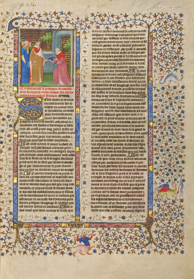 The Presentation of the Book to a King