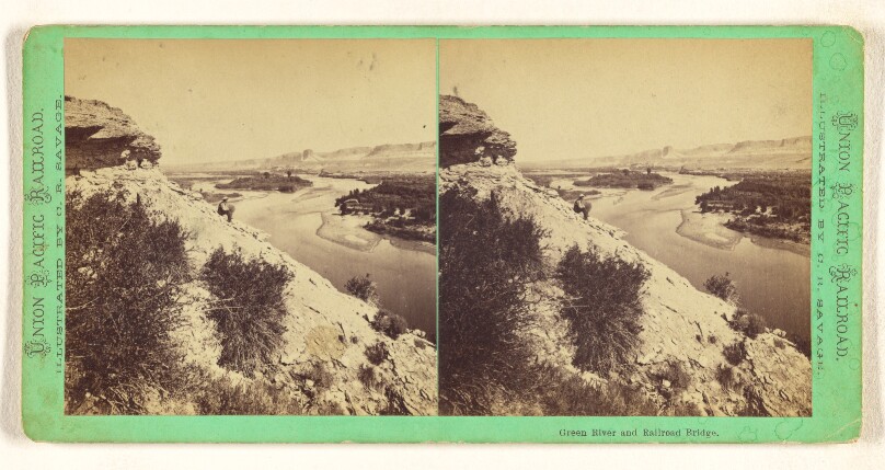 Green River and Railroad Bridge.