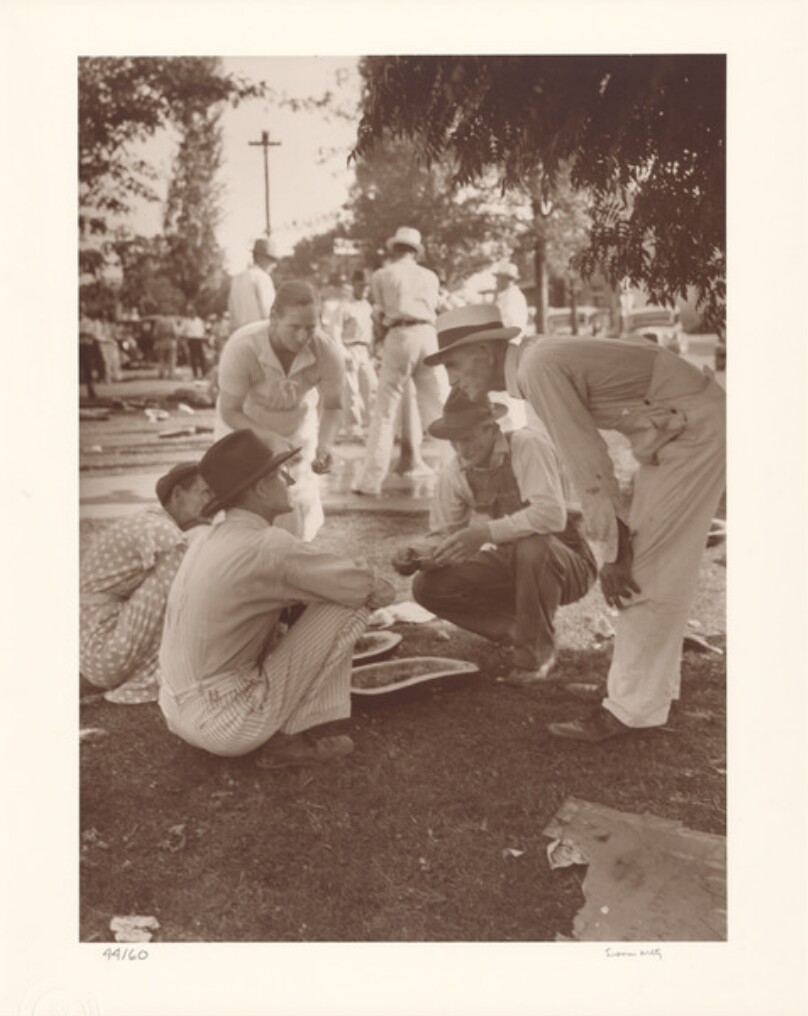 Watermelon on the Courthouse Grounds
