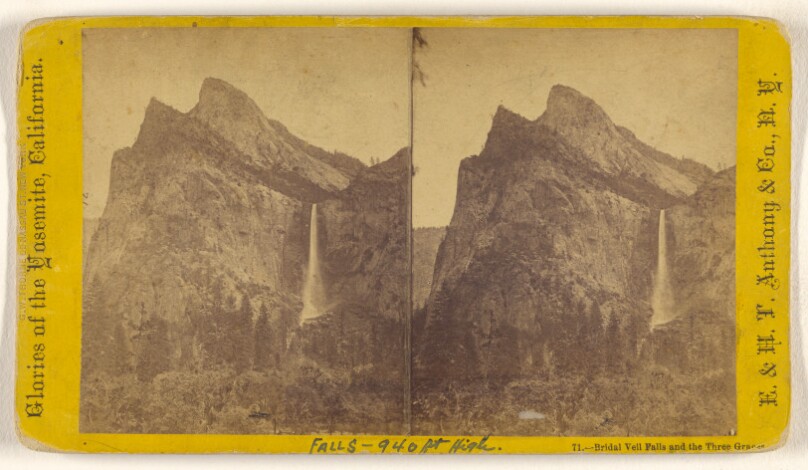 Bridal Veil Falls and the Three Graces.