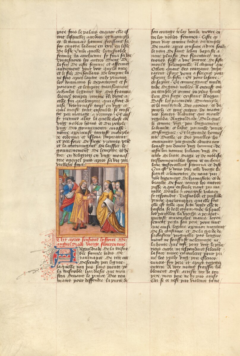 Gualdrada Berti Marrying Count Guido Guerra