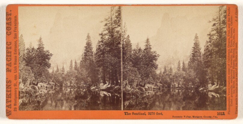 The Sentinel, 3270 feet, Yosemite Valley, Mariposa County, Cal.