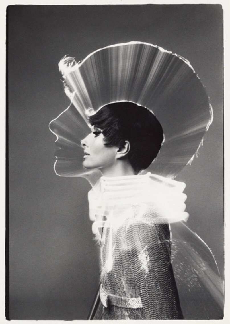 Alberta Tiburzi with Neon Necklace, Paris