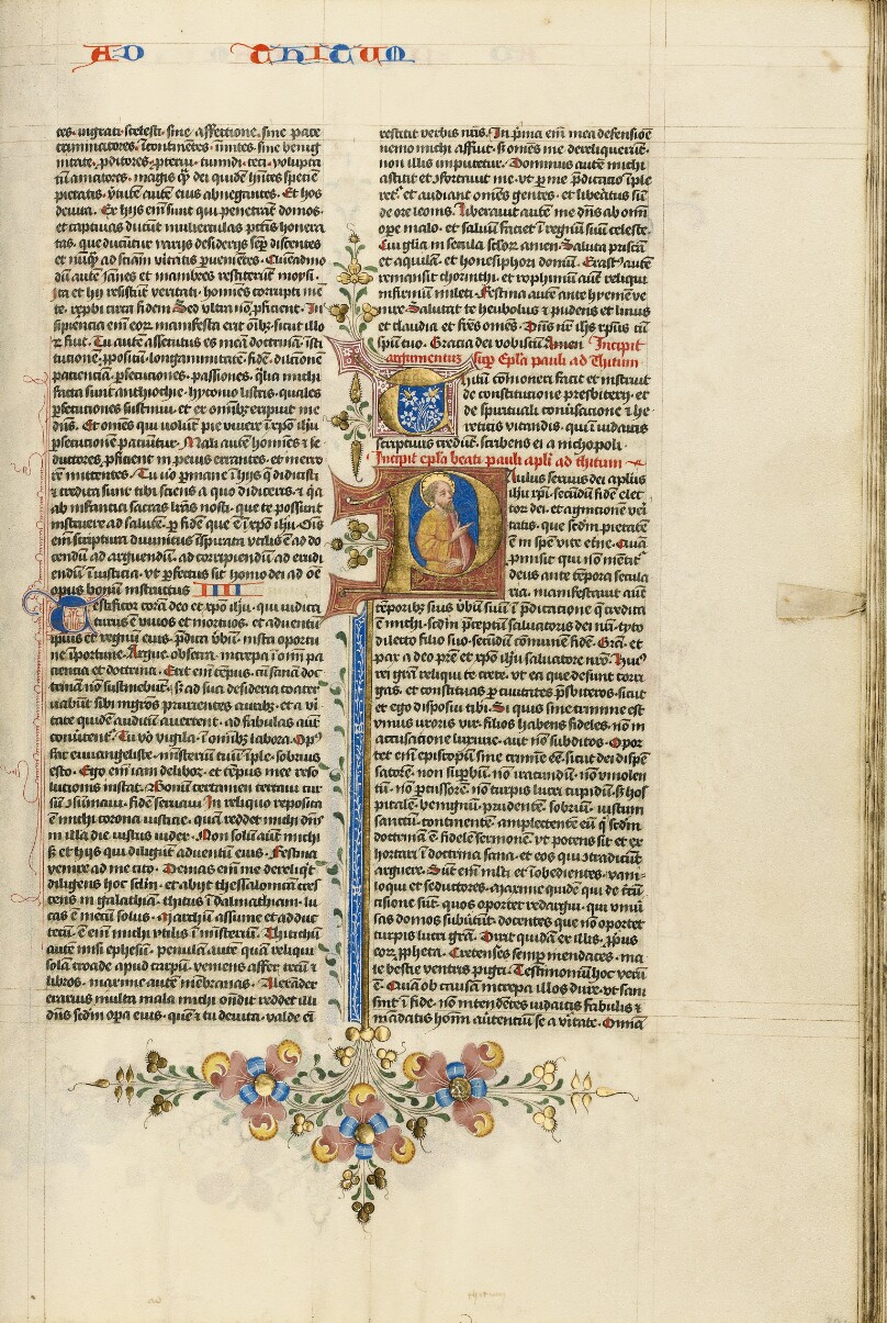 Initial P: Saint Paul