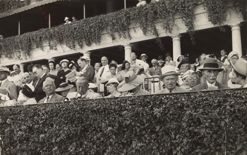 At the Horse Races, Hialeah Park, Miami Florida