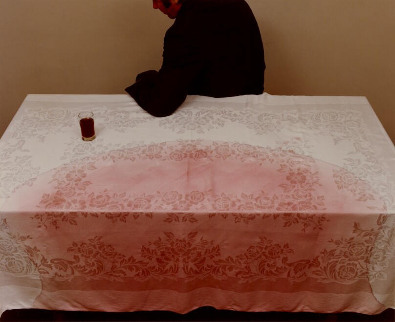 Man at Table, after David Evans (Scottish, born 1942)