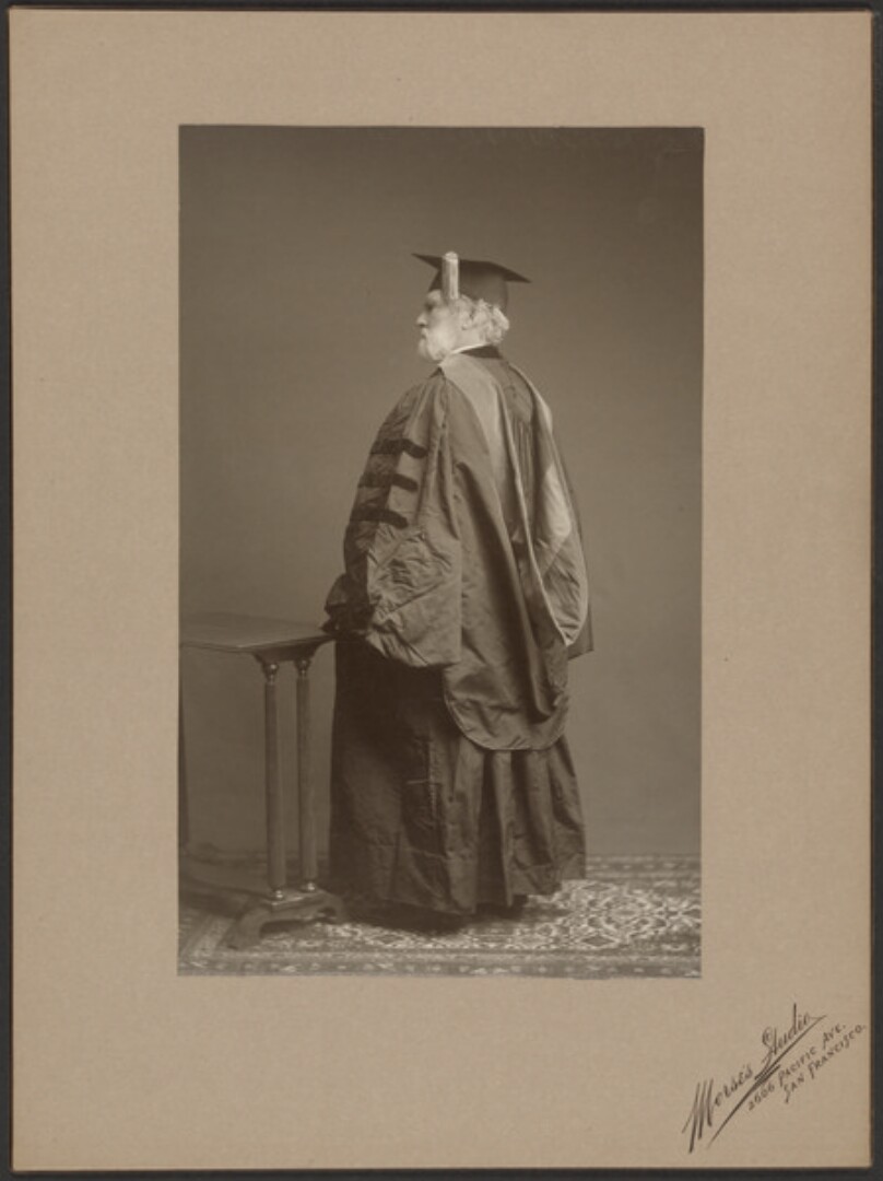 [George Davidson Receiving LL.D. degree from U.C.]