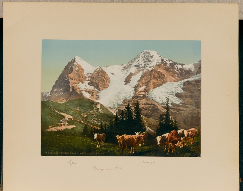 Wengernalp. Mönch und Eiger.