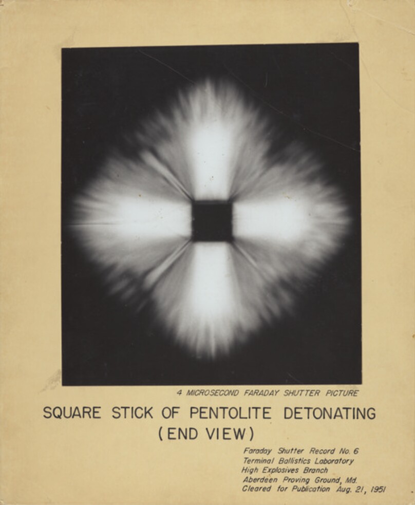 Pentolite Detonating (End View), before 1951