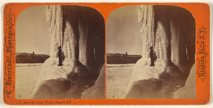 Below the Tower[,] Winter, Niagara N.Y.