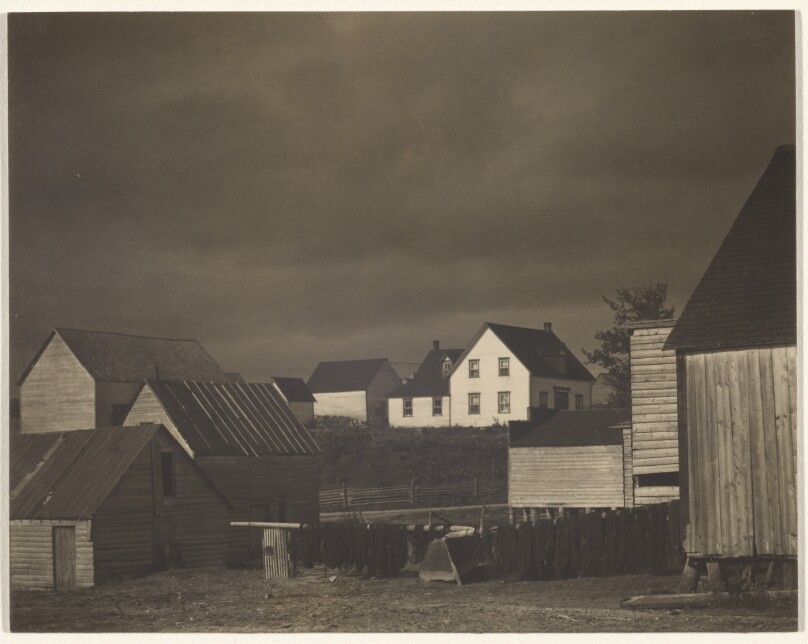 Landscape with Frame Buildings, Gaspé