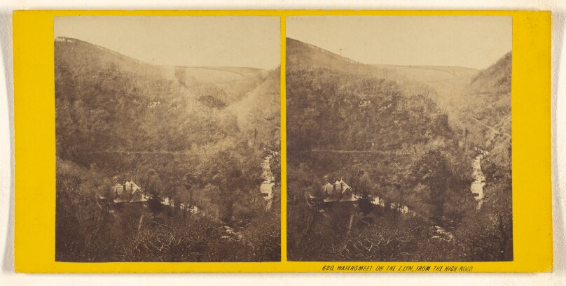 Watersmeet on the E. Lyn, From the High Road.
