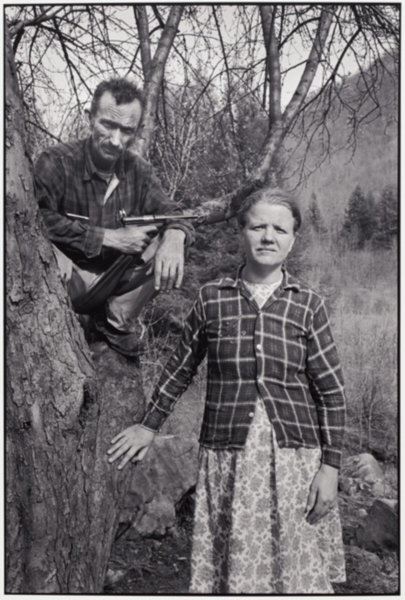 Portrait of Couple with Gun, Appalachia Women