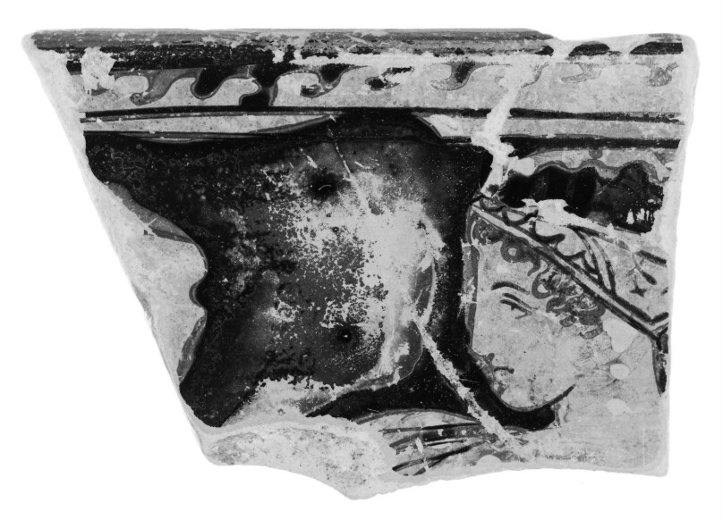 South Italian Red-Figure Skyphos Fragment