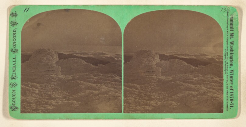 View Looking North-East. [Mt. Washington, N.H.]