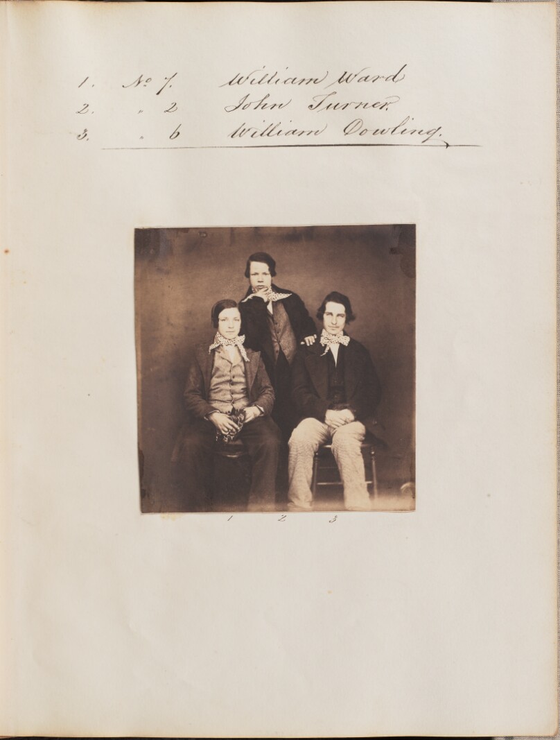 [Portrait of William Ward, John Turner, and William Dowling]