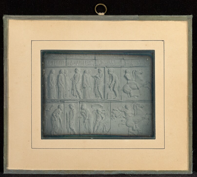 [Plaster Casts of Sculptures from the Parthenon] / [Relief antique, moulage en plâtre]