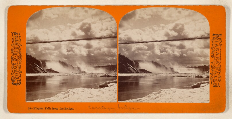 Niagara Falls from Ice Bridge. [Niagara Falls, N.Y.]