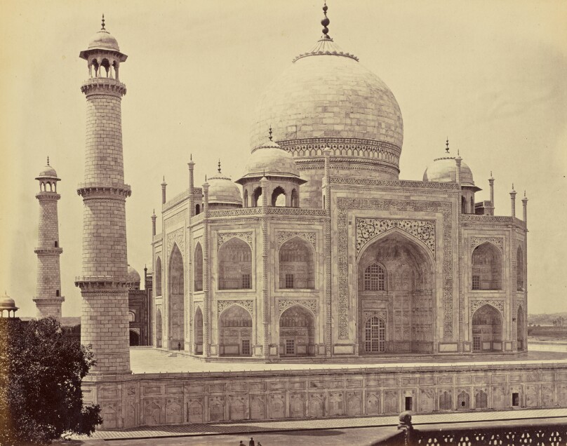 Agra; The Taj, from the Corner of the Quadrangle