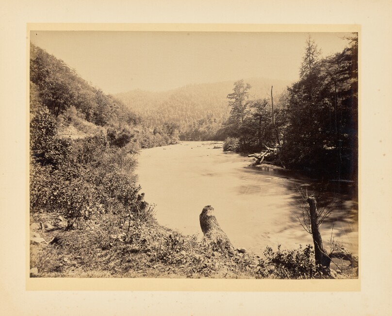 Head of Mountain Island, French Broad, North Carolina