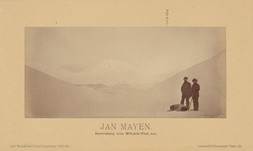 Jan Mayen, Beerenberg vom Wilczek-Thal aus.
