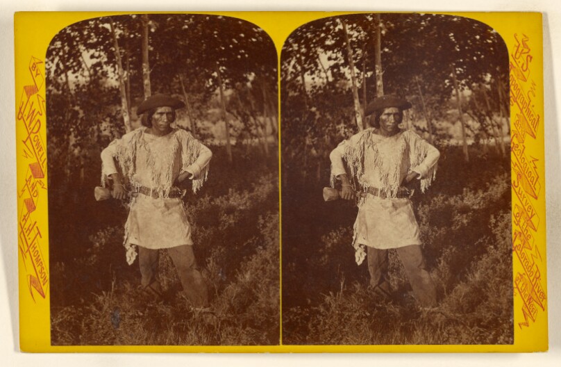 Ai-At-Tau-A, (beautiful man,) Chief of the Mo-a-pa-ri-ats. Mo-a-pa-ri-ats. A tribe of Indians inhabiting the Valley of the Mo-a-pa River...in Southern Nevada.