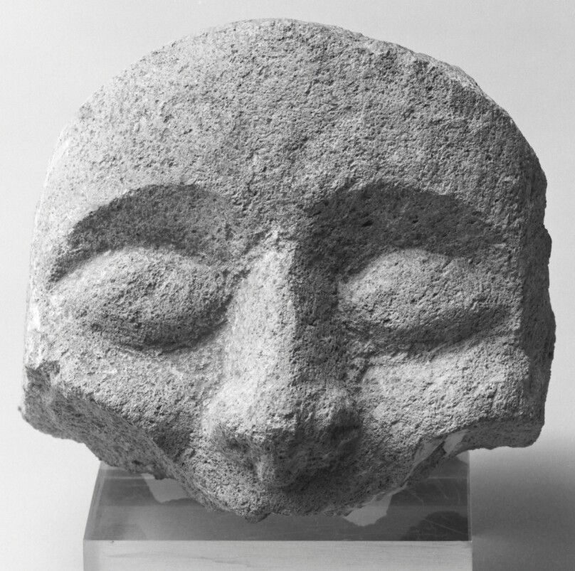 Fragment of a Head from a Statue of a Man