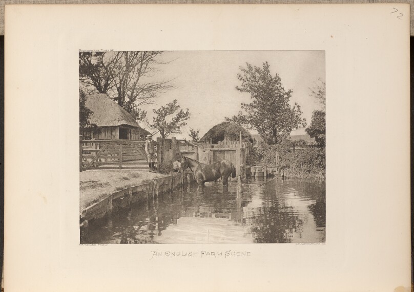 An English Farm Scene