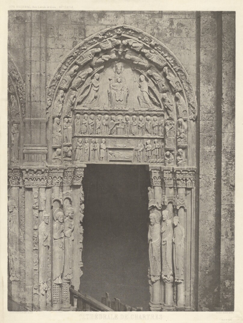[Chartres Cathedral, Royal Portal (The Incarnation Portal), South Lateral Doorway]
