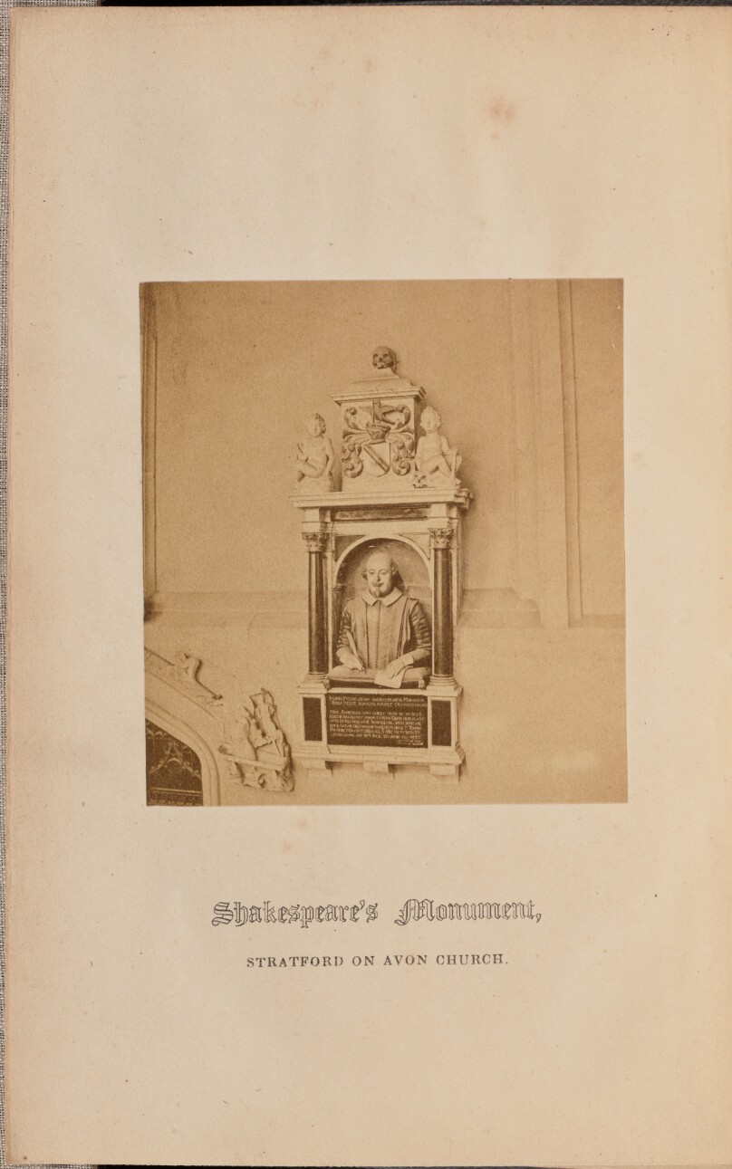 Shakespeare's Monument, Stratford on Avon Church
