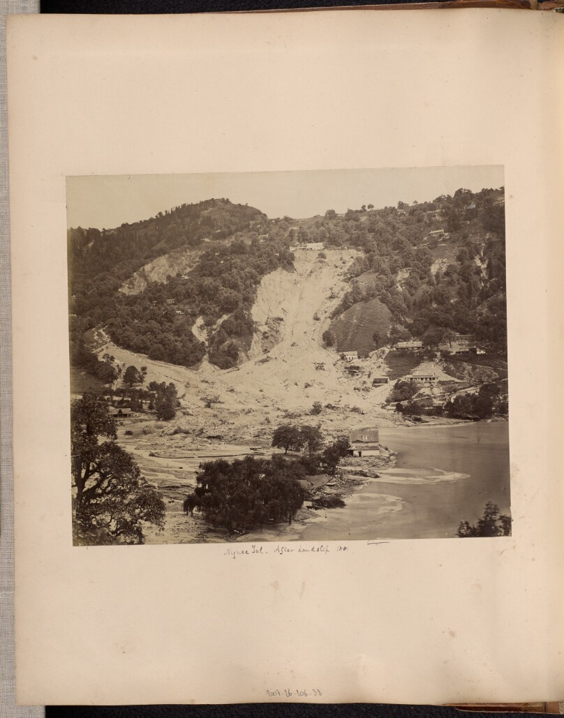 Nynee Tal, after Landslip, 1881