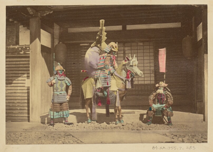[Three Japanese warriors]