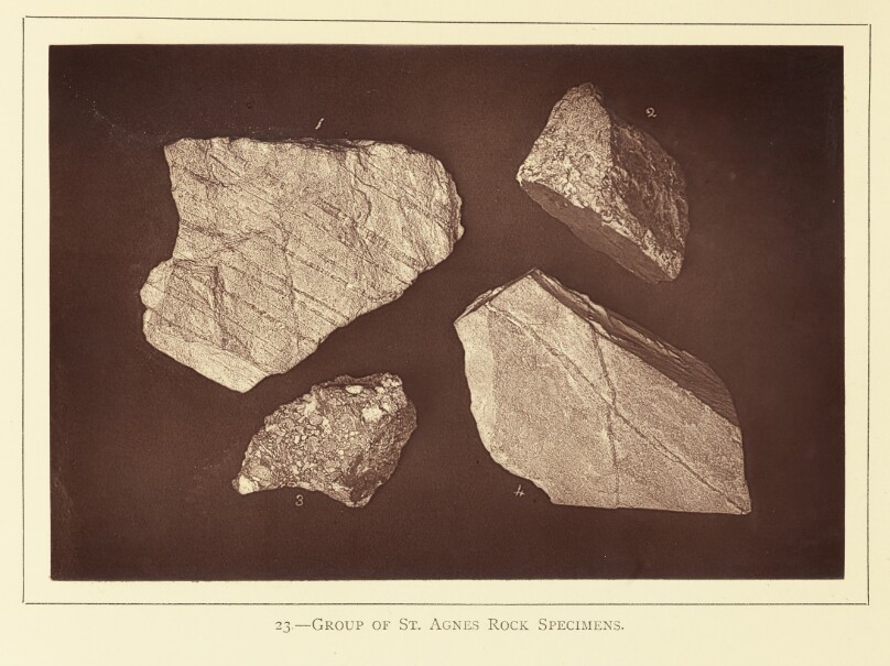 Group of St. Agnes Rock Specimens