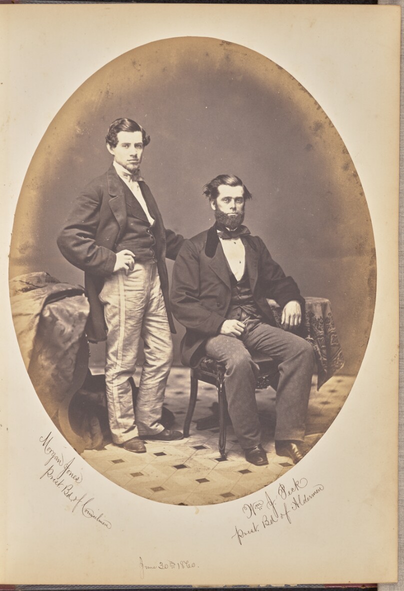 [Group portrait of two men, New York]