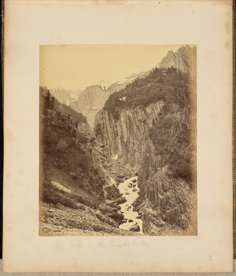 Gorge in the Scinde Valley
