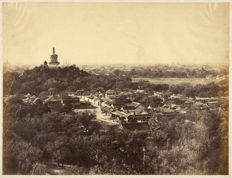 [View of the Gardens and Buddhist Temple of Peking]