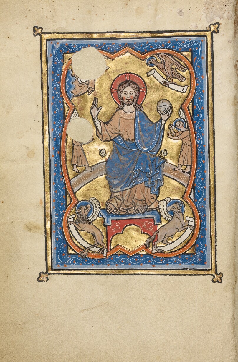 Christ in Majesty Surrounded by the Symbols of the Four Evangelists