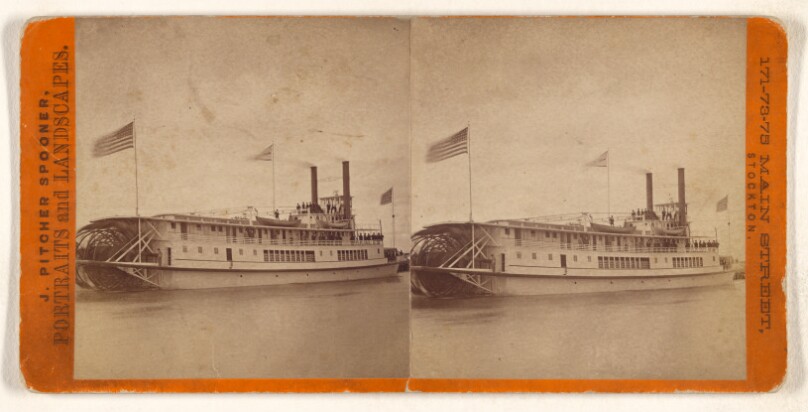 [Paddle boat on the Sacramento River]