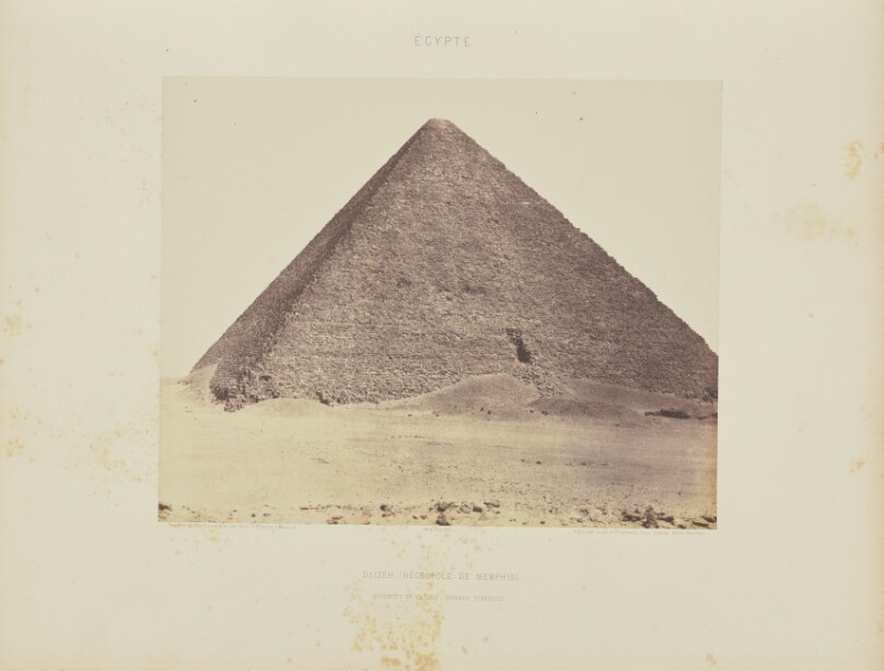 Djîzeh (Nécropole de Memphis). Pyramide de Chéops (Grande Pyramide)