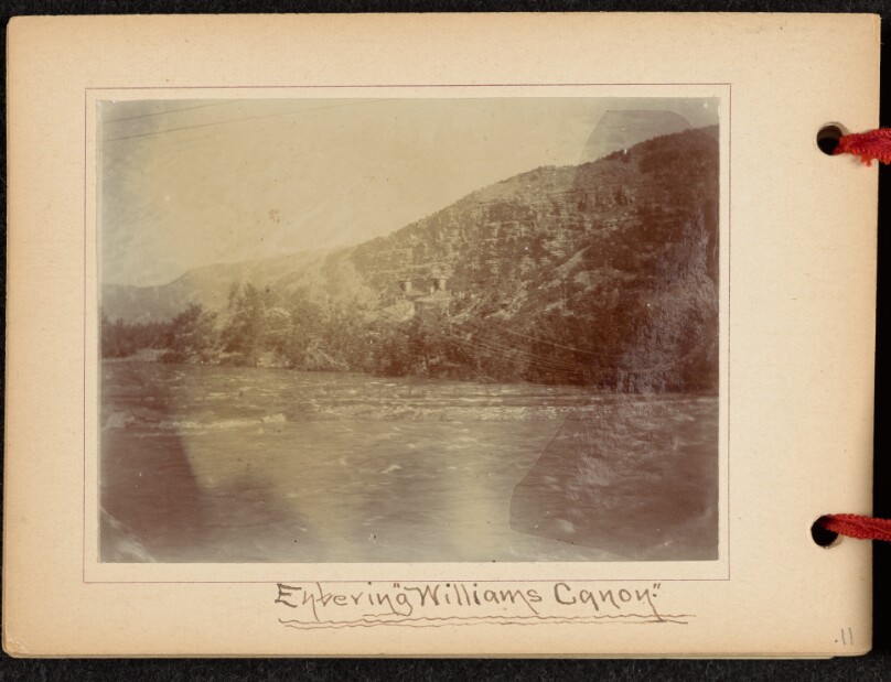 Entering "Williams Cañon"