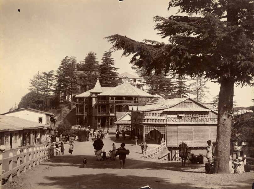 Departure of English Mail from Post Office, Simla