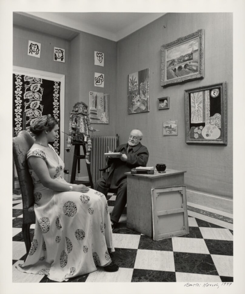 Henri Matisse Sketching Seated Woman