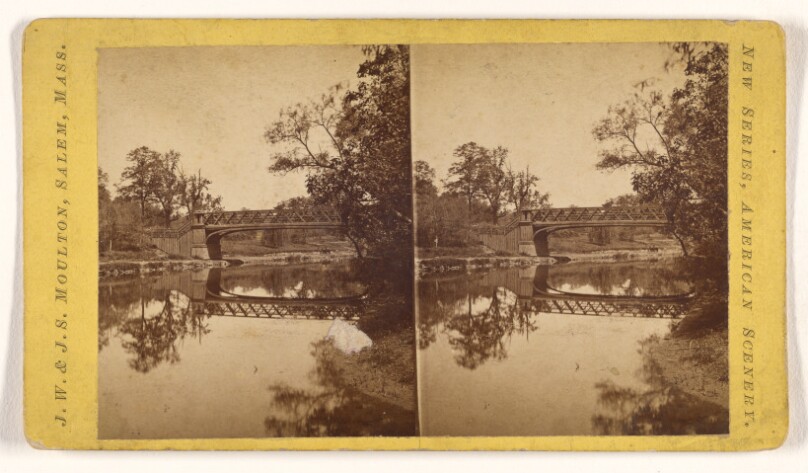Rustic Bridge at Belmont Landing, Fairmount Park, Philadelphia, Pa.