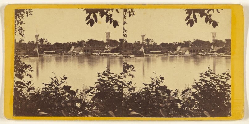 Central Park, (New York.) The Terrace and Lake.