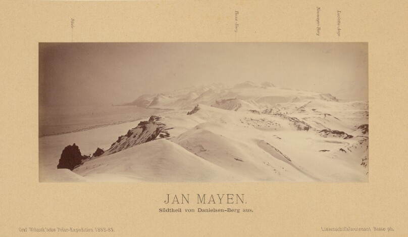 Jan Mayen, Sudtheil von Danielsen-Berg aus.