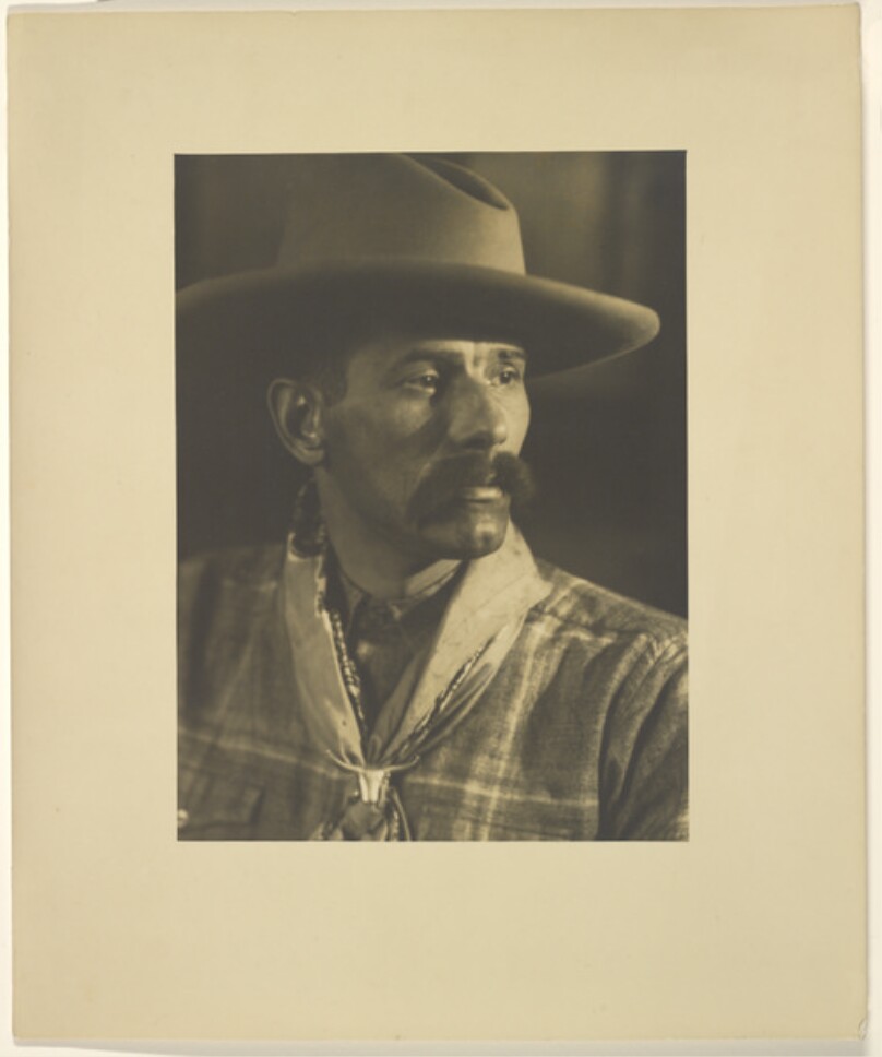 [Donald Tresidder in Western Costume]