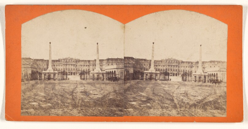 [View of a palace, Vienna, Austria]