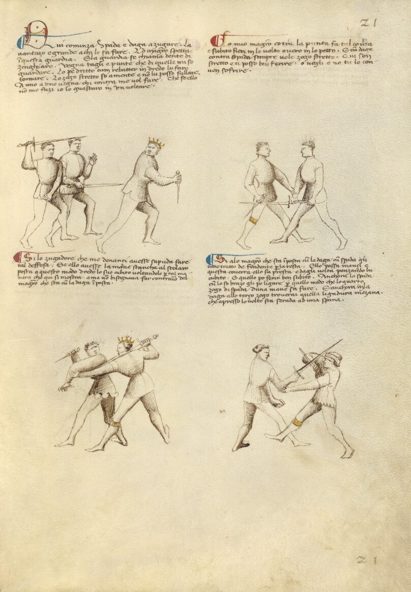 Combat with Dagger and Sword