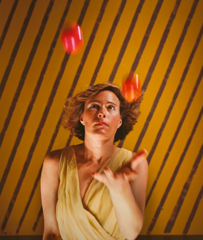 Woman Juggling